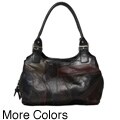 Flaunt 'Patch' Double Handle Satchel