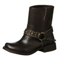 MIA Women's 'Sole' Brown Motorcycle-inspired Ankle Boots
