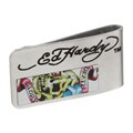 Ed Hardy 'Death/ Glory' Money Clip