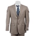 Joseph Abboud Men's Tan Wool Suit