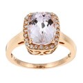 Encore by Le Vian 14k Rose Gold Kunzite and 1/5ct TDW Diamond Ring