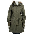 Coffee Shop Women's Twill Army Jacket