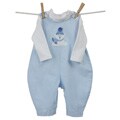 ZU Infant Boy's 2-piece Overall Outfit