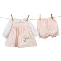 Petit Ami Infant Girl's Corduroy Jumper Set