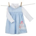 Petit Ami Infant Girl's Dog Applique 2-piece Jumper Set