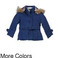 Dollhouse Girl's Belted Wool Blend Coat
