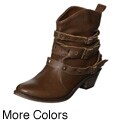 Steve Madden Women's 'Texic' Western-inspired Ankle Boots