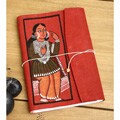 Hand-painted Cloth Diary (India)