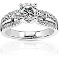 18k Gold 1 3/8ct TDW Diamond Engagement Ring (H-I, I1-I2) (Size 6.5)