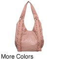 Valencia Ruffled PVC Shoulder Bag