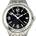 Ebel E Type Men's Stainless Steel Black Dial Watch