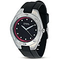 Fossil Men's Embossed Rubber Strap Watch