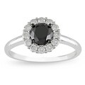 14k Gold 1 3/8ct TDW Black and White Diamond Ring (H-I, I2-I3)