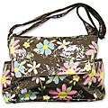 Trend Lab Blossoms Messenger-style Diaper Bag