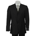 Kenneth Cole New York Slim Fit Collection Men's Black Wool Suit