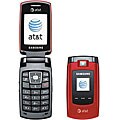 Samsung Sync A707 Unlocked Red GSM Flip Phone