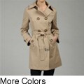 MICHAEL Michael Kors Women's Double-breasted Hooded Trench Coat