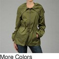 London Fog Women's Convertible Collar Anorak