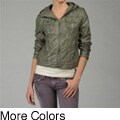 Miss Sixty Women's Hooded Faux Leather Jacket