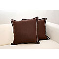 Embroidered 18-inch Decorative Pillows (Set of 2)