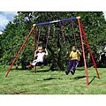 Deluxe Metal Double Board Swing Set