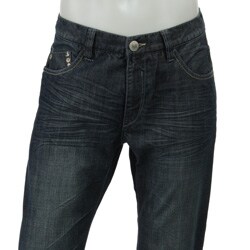 Syn Men's 'Bluewood' Bootleg Jeans