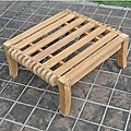 Avignon Teak Ottoman