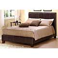 Castillian Dark Brown Faux Leather Queen-size Bed