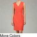 Julian Taylor Women's Criss-cross Neckline Dress