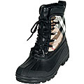 Burberry Check Lace-up Weather Boots