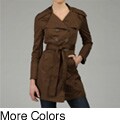 Last Kiss Women's Twill Trench Coat