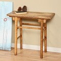 Handcrafted Mongolian Hardwood Table (Indonesia)