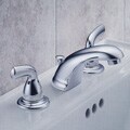 Peerless Brushed Nickel 8-inch Widespread Lever-handle Faucet