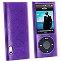 Eforcity Ellipse Purple TPU Rubber Case for iPod Nano Gen 5