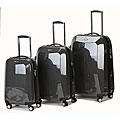 Rockland Ritz Carbon 3-piece Hardside Spinner Luggage Set