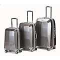 Rockland Ritz Silver 3-piece Hardside Spinner Luggage Set