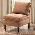 Bordeaux Mocha Armless Chair
