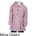 Bongo Toddler Girl's Polka Dot Trench Coat