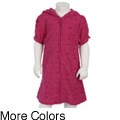 Pink Platinum Toddler Girls' Hooded Swim Cover-up