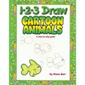 Peel Books 1-2-3 Draw Cartoon Animals