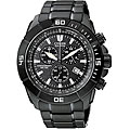 Citizen Men's Eco-Drive Ion-plated Black Chronograph Watch