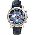 Akribos XXIV Women's Stainless Steel Chronograph Diamond Watch