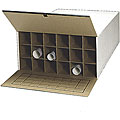 Safco 18 Compartment Tube Roll File (Pack of 2)