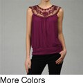 Simply Irresistible Women's Crochet-trimmed Top