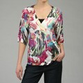 Simply Irresistible Women's Sublimation Print 3/4-length Sleeve Top