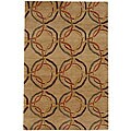 Hand-knotted Boli Wool Rug (8' x 11')