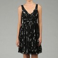 Max & Cleo Women's Leaf Skirted Dress