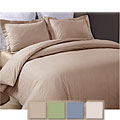 Egyptian Sateen 320 Thread Count Solid Duvet Cover Set
