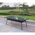 Cynthia Woven Wicker Outdoor Dining Table