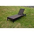Cynthia Woven Wicker Outdoor Sun Lounger